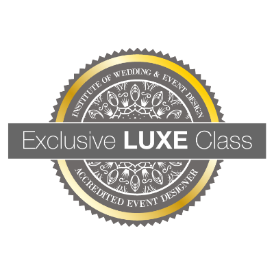 Institute of Wedding & Event Design Accredited Event Designer badge